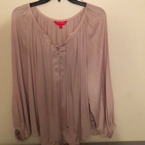 Jennifer Lopez silky blouse